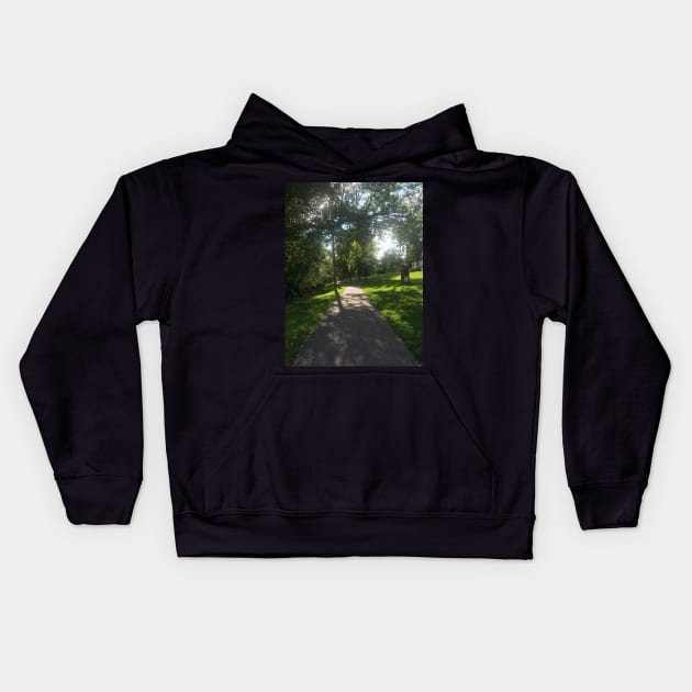 A Walk in the Park Kids Hoodie by Sparkleweather